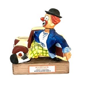 Vintage/Collectible Raintree Clown #3 Limited Edition Empty Decanter